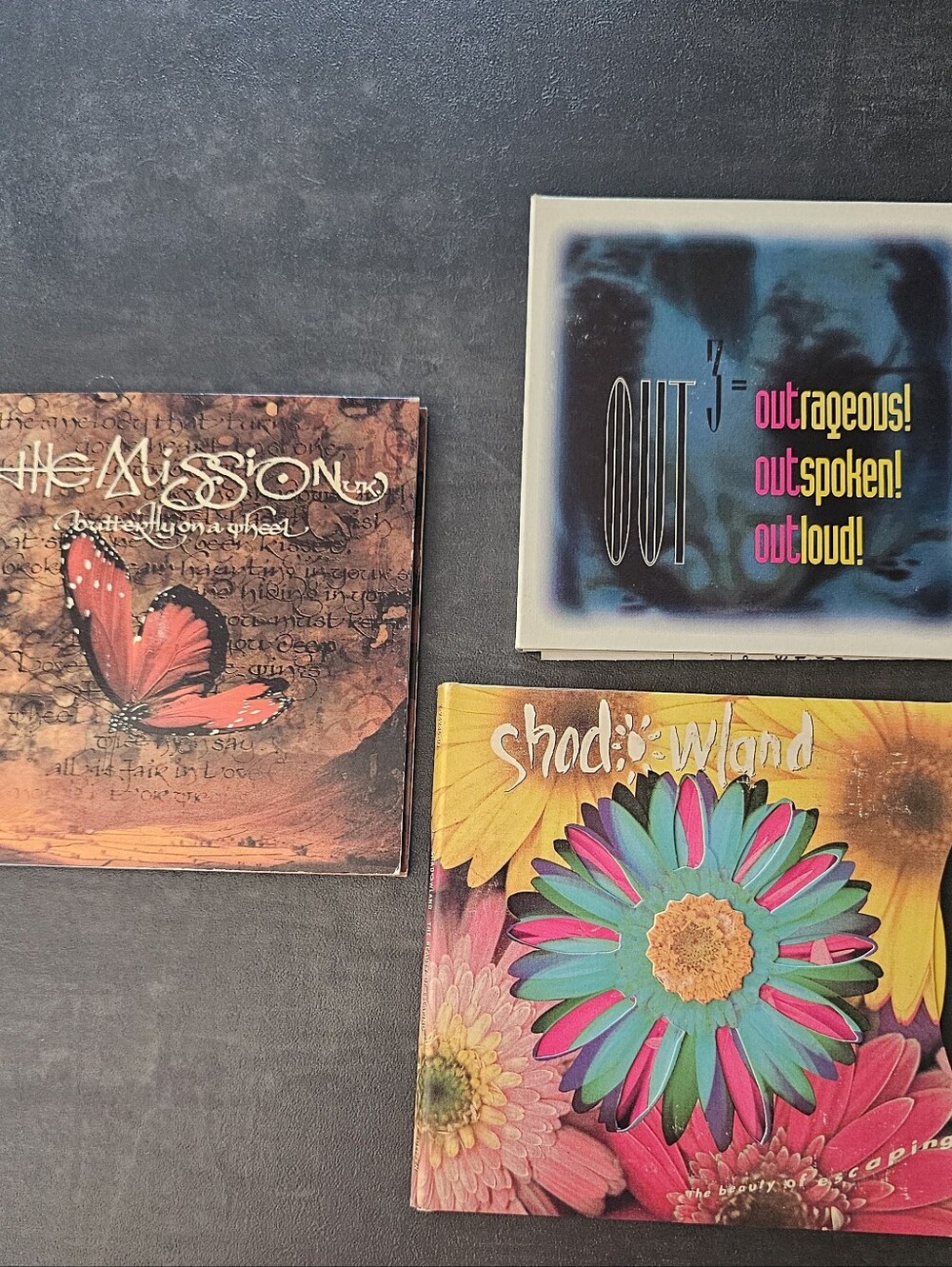 3 CD's 1990 Rare Promotional Releases. The Mission, Shadowland and OUT3